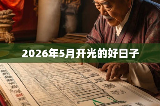 2026年5月开光的好日子