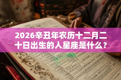 2026辛丑年农历十二月二十日出生的人星座是什么？