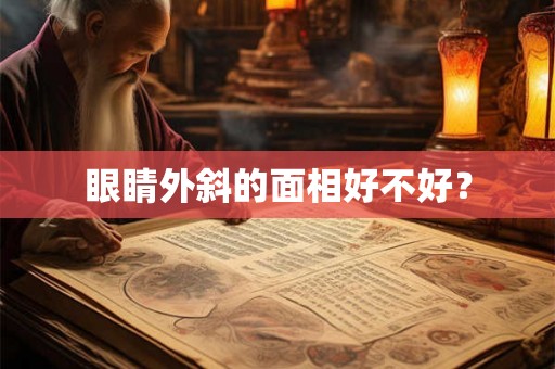 眼睛外斜的面相好不好？