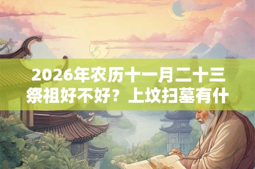 2026年农历十一月二十三祭祖好不好？上坟扫墓有什么禁忌？