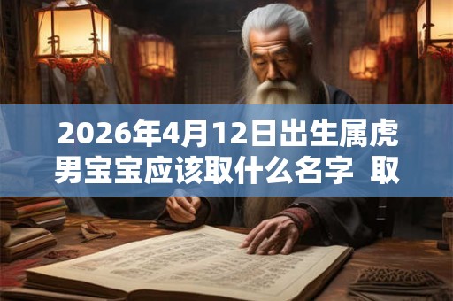 2026年4月12日出生属虎男宝宝应该取什么名字  取名最佳字