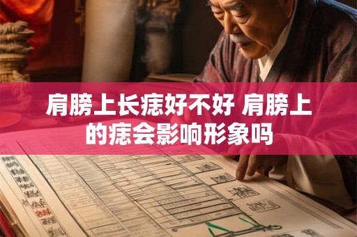 肩膀上长痣好不好 肩膀上的痣会影响形象吗