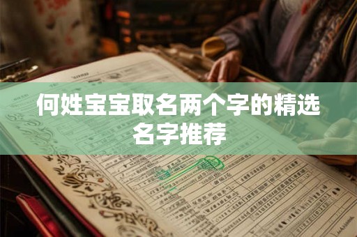 何姓宝宝取名两个字的精选名字推荐