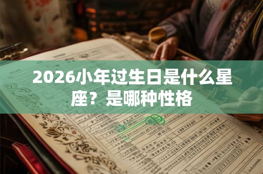 2026小年过生日是什么星座？是哪种性格