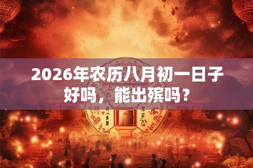 2026年农历八月初一日子好吗，能出殡吗？