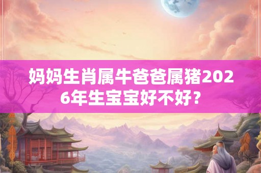 妈妈生肖属牛爸爸属猪2026年生宝宝好不好? 妈妈生肖属牛爸爸属猪2026年生宝宝好不好?