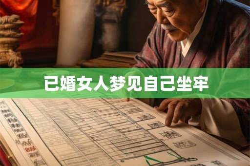 已婚女人梦见自己坐牢