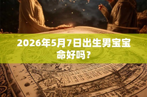2026年5月7日出生男宝宝命好吗？