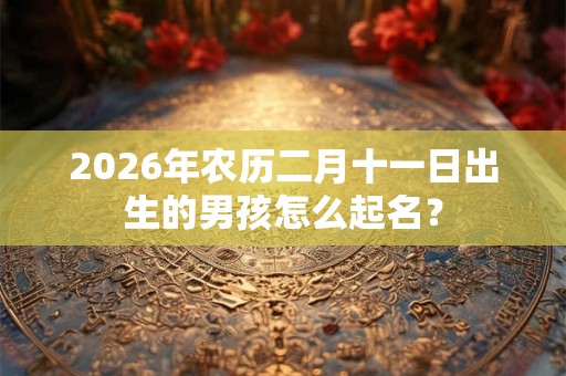2026年农历二月十一日出生的男孩怎么起名? 2026年农历二月十一日出生的男孩怎么起名?