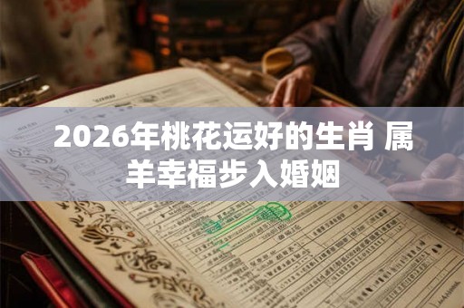 2026年桃花运好的生肖 属羊幸福步入婚姻