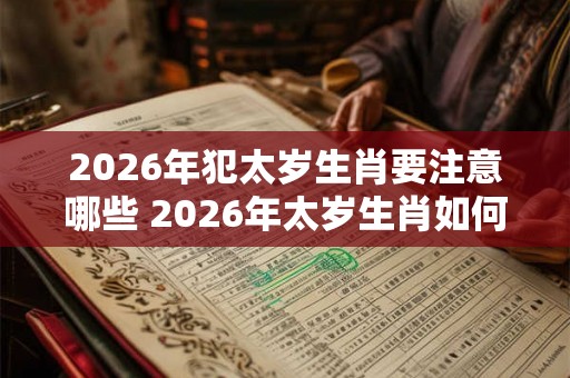 2026年犯太岁生肖要注意哪些 2026年太岁生肖如何化险为夷