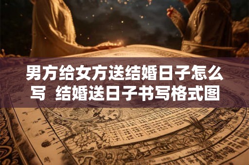 男方给女方送结婚日子怎么写  结婚送日子书写格式图