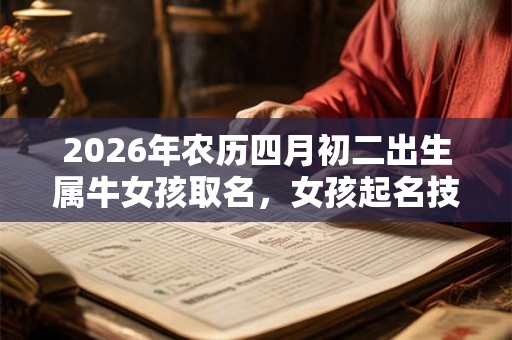 2026年农历四月初二出生属牛女孩取名,女孩起名技巧一览! 2026年农历四月初二出生属牛女孩取名,女孩起名技巧一览!