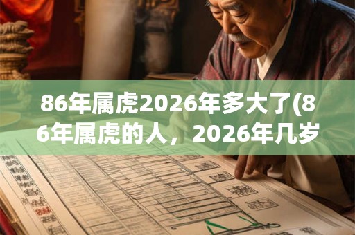 86年属虎2026年多大了(86年属虎的人,2026年几岁?) 86年属虎2026年多大了(86年属虎的人,2026年几岁?)
