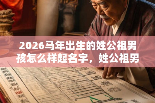 2026马年出生的姓公祖男孩怎么样起名字，姓公祖男孩好名推荐