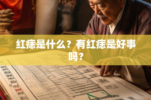 红痣是什么？有红痣是好事吗？