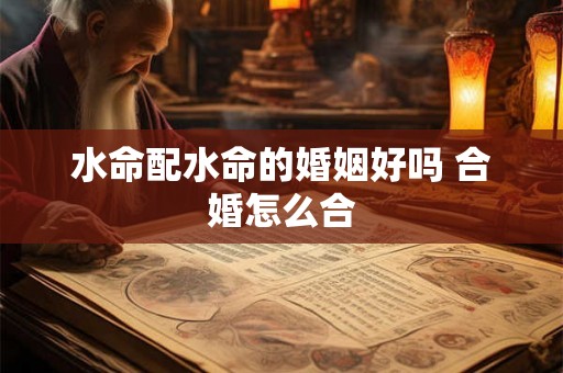 水命配水命的婚姻好吗 合婚怎么合