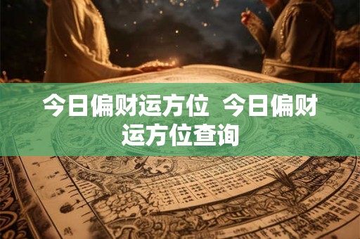 今日偏财运方位 今日偏财运方位查询 今日偏财运方位 今日偏财运方位查询