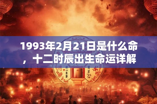1993年2月21日是什么命,十二时辰出生命运详解 1993年2月21日是什么命,十二时辰出生命运详解