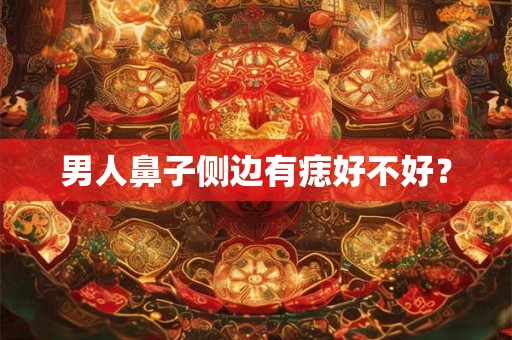 男人鼻子侧边有痣好不好？