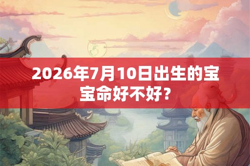 2026年7月10日出生的宝宝命好不好? 2026年7月10日出生的宝宝命好不好?