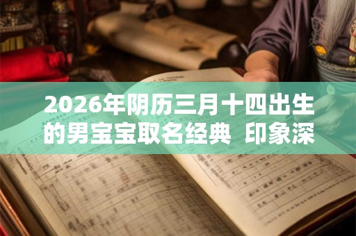 2026年阴历三月十四出生的男宝宝取名经典  印象深刻的