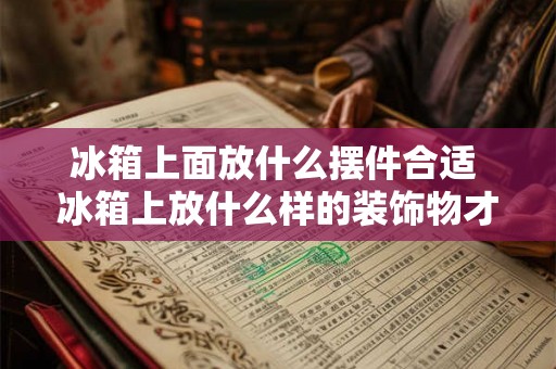 冰箱上面放什么摆件合适 冰箱上放什么样的装饰物才能美观又实用