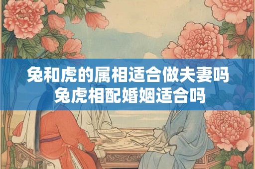 兔和虎的属相适合做夫妻吗 兔虎相配婚姻适合吗