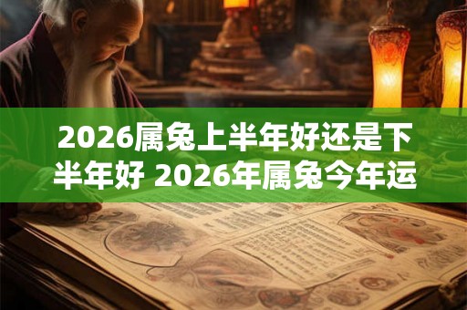 2026属兔上半年好还是下半年好 2026年属兔今年运势如何