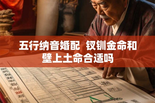 五行纳音婚配  钗钏金命和壁上土命合适吗