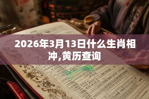 2026年3月13日什么生肖相冲,黄历查询 2026年3月13日什么生肖相冲,黄历查询
