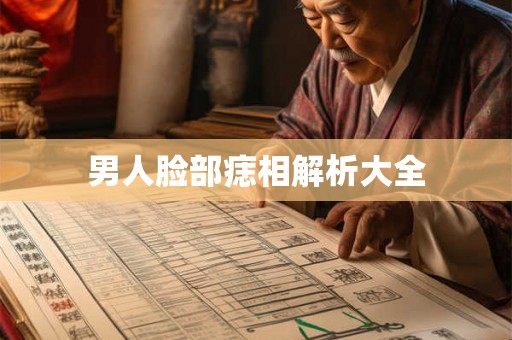 男人脸部痣相解析大全