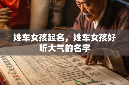 姓车女孩起名，姓车女孩好听大气的名字