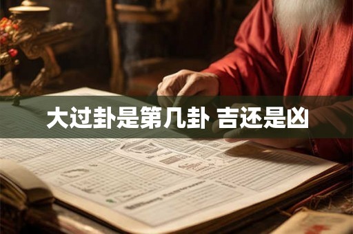 大过卦是第几卦 吉还是凶