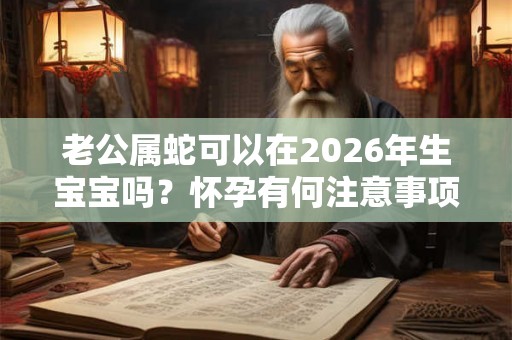 老公属蛇可以在2026年生宝宝吗？怀孕有何注意事项？
