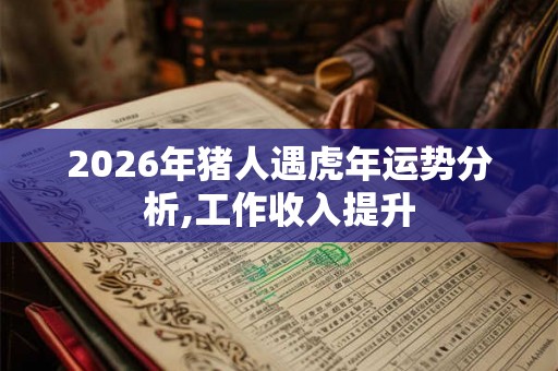 2026年猪人遇虎年运势分析,工作收入提升
