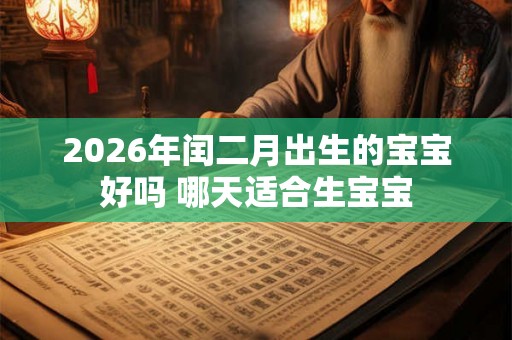 2026年闰二月出生的宝宝好吗 哪天适合生宝宝