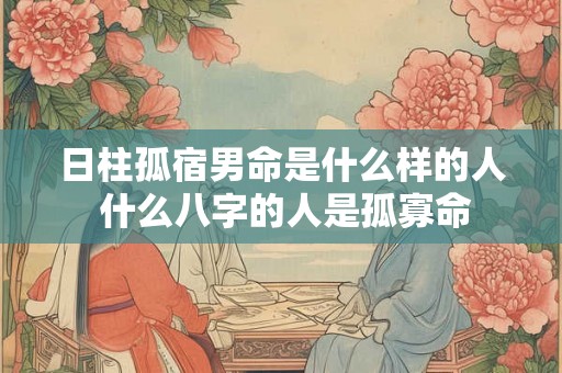 日柱孤宿男命是什么样的人 什么八字的人是孤寡命 日柱孤宿男命是什么样的人 什么八字的人是孤寡命