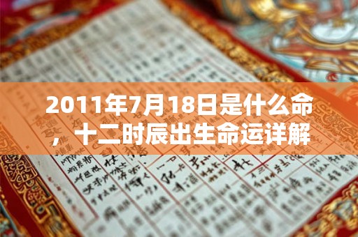 2011年7月18日是什么命,十二时辰出生命运详解 2011年7月18日是什么命,十二时辰出生命运详解