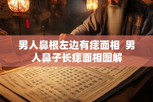 男人鼻根左边有痣面相 男人鼻子长痣面相图解 男人鼻根左边有痣面相 男人鼻子长痣面相图解