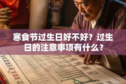 寒食节过生日好不好？过生日的注意事项有什么？