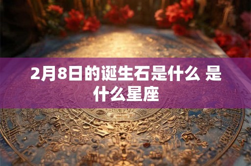 2月8日的诞生石是什么 是什么星座