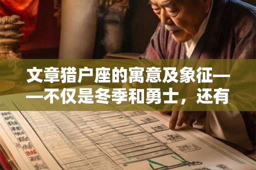 文章猎户座的寓意及象征——不仅是冬季和勇士，还有爱情的象征