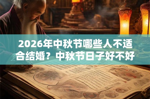 2026年中秋节哪些人不适合结婚？中秋节日子好不好？