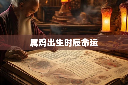 属鸡出生时辰命运