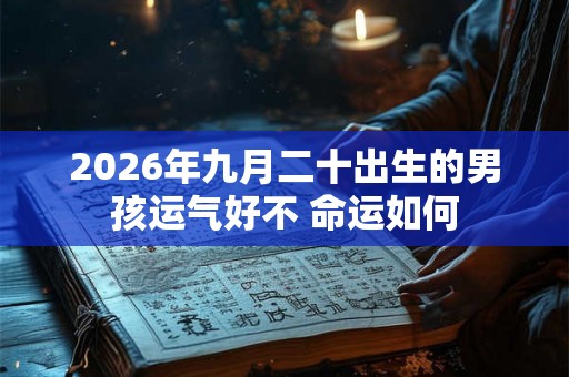 2026年九月二十出生的男孩运气好不 命运如何
