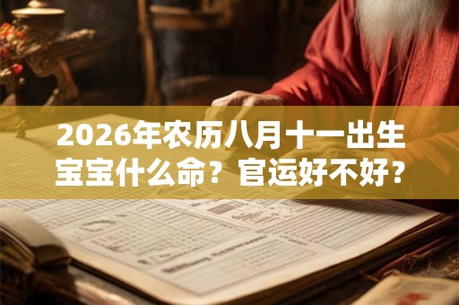 2026年农历八月十一出生宝宝什么命？官运好不好？