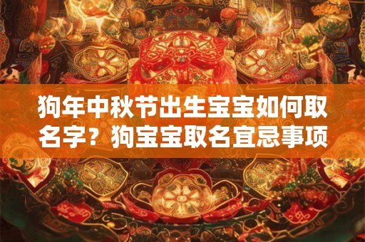 狗年中秋节出生宝宝如何取名字？狗宝宝取名宜忌事项？