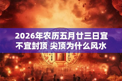 2026年农历五月廿三日宜不宜封顶 尖顶为什么风水好