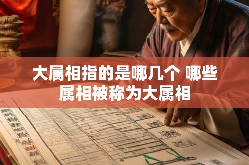 大属相指的是哪几个 哪些属相被称为大属相 大属相指的是哪几个 哪些属相被称为大属相